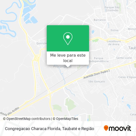 Congregacao Characa Florida mapa