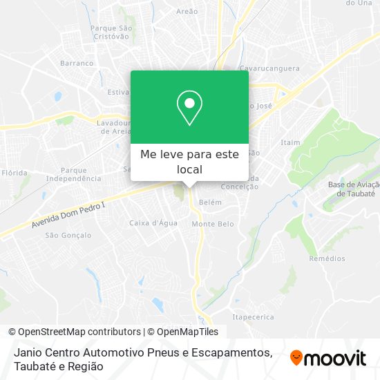 Janio Centro Automotivo Pneus e Escapamentos mapa