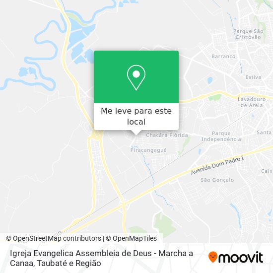 Igreja Evangelica Assembleia de Deus - Marcha a Canaa mapa