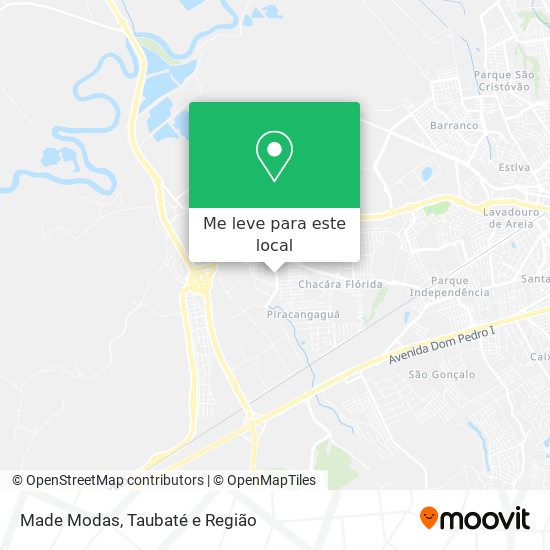 Made Modas mapa