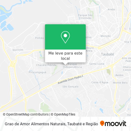 Grao de Amor Alimentos Naturais mapa