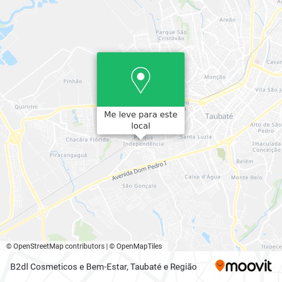 B2dl Cosmeticos e Bem-Estar mapa