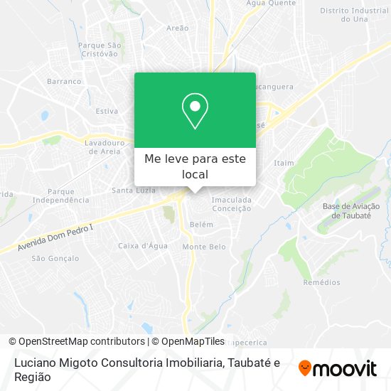 Luciano Migoto Consultoria Imobiliaria mapa