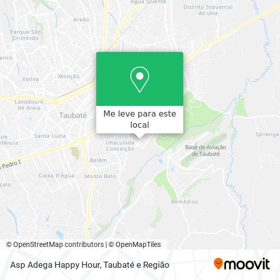 Asp Adega Happy Hour mapa