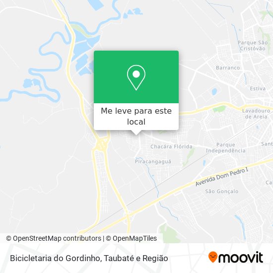 Bicicletaria do Gordinho mapa