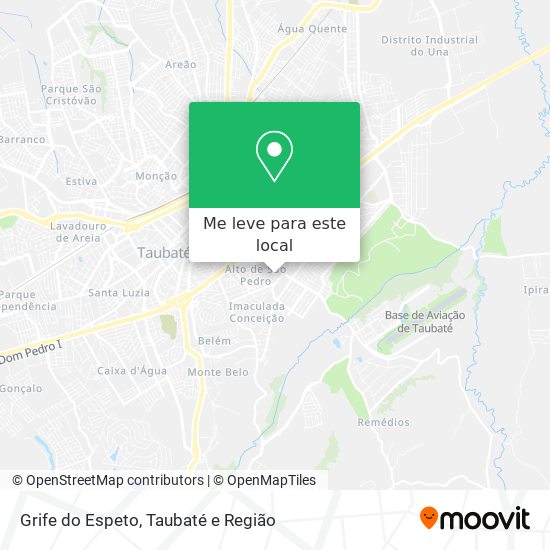 Grife do Espeto mapa
