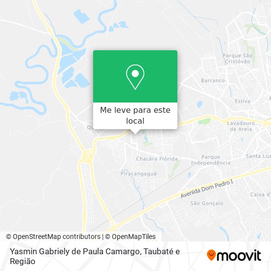 Yasmin Gabriely de Paula Camargo mapa