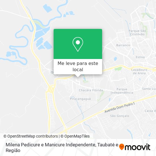 Milena Pedicure e Manicure Independente mapa