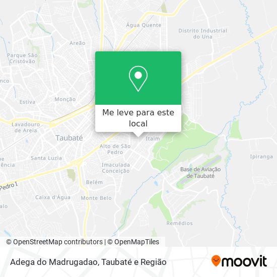 Adega do Madrugadao mapa
