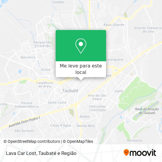 Lava Car Lost mapa