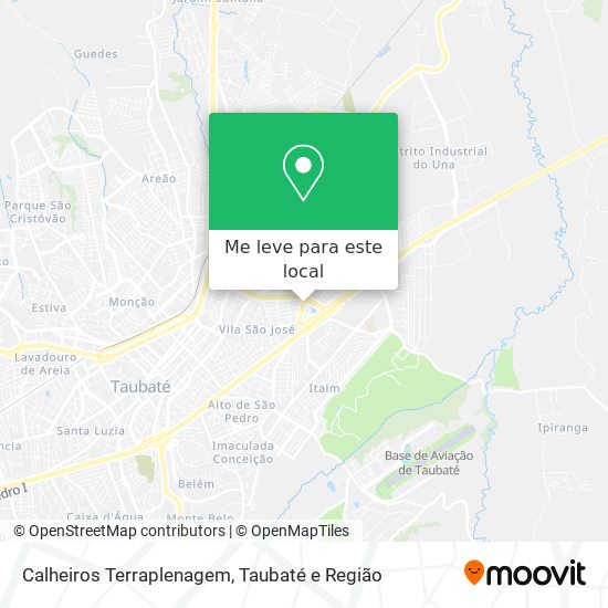 Calheiros Terraplenagem mapa