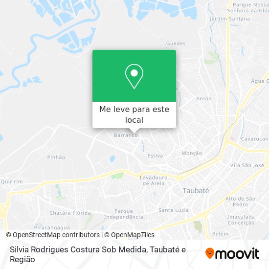 Silvia Rodrigues Costura Sob Medida mapa