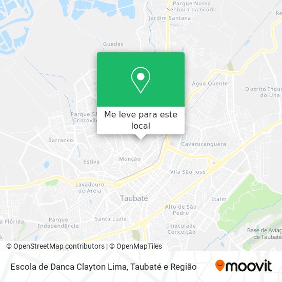 Escola de Danca Clayton Lima mapa