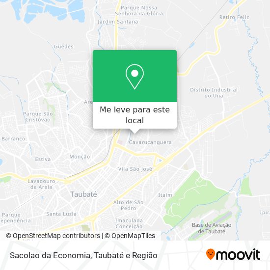 Sacolao da Economia mapa