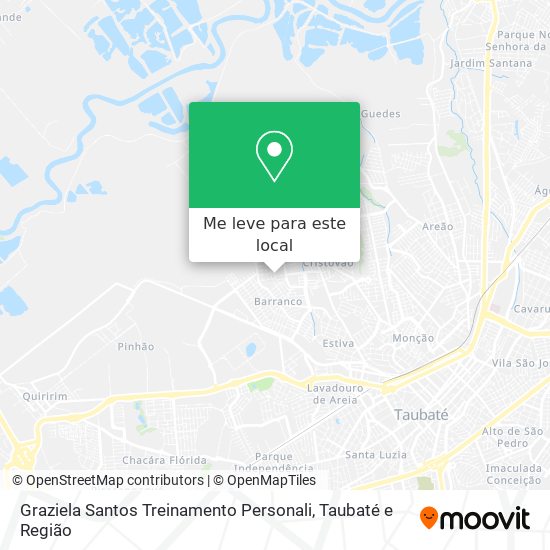 Graziela Santos Treinamento Personali mapa