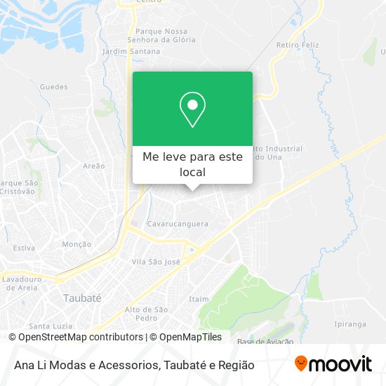 Ana Li Modas e Acessorios mapa