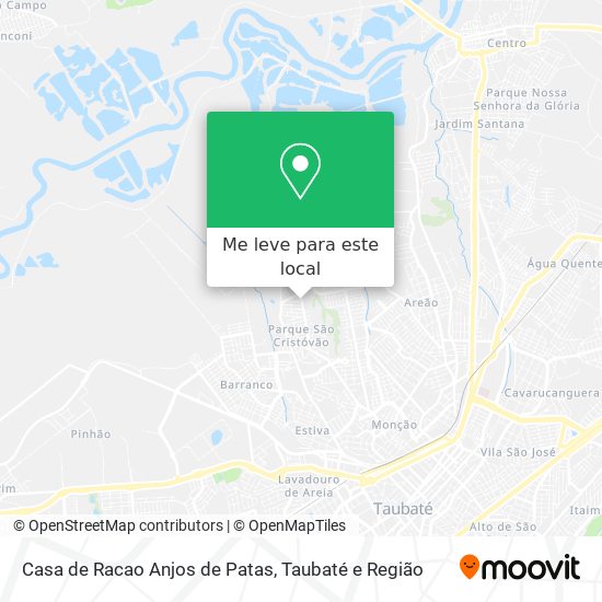 Casa de Racao Anjos de Patas mapa