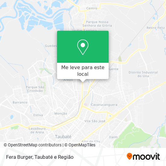 Fera Burger mapa