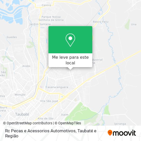 Rc Pecas e Acessorios Automotivos mapa