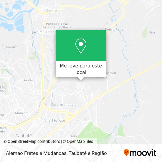 Alemao Fretes e Mudancas mapa