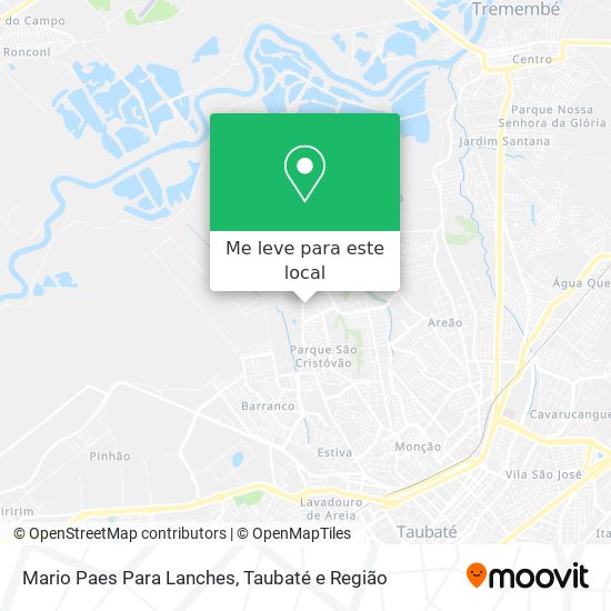 Mario Paes Para Lanches mapa