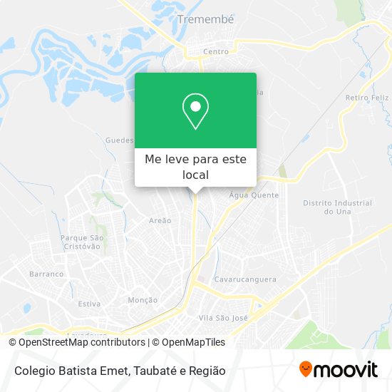 Colegio Batista Emet mapa