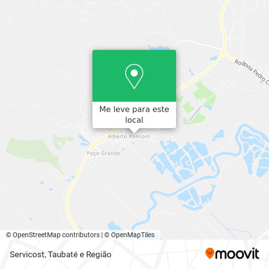 Servicost mapa