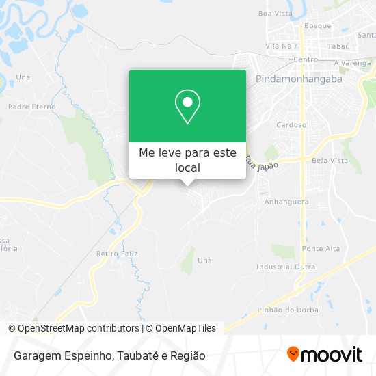 Garagem Espeinho mapa