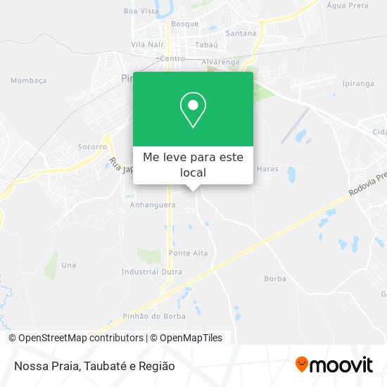 Nossa Praia mapa