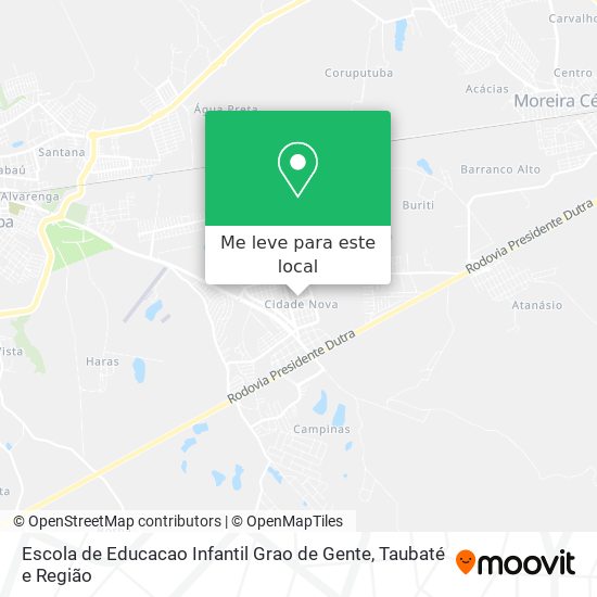 Escola de Educacao Infantil Grao de Gente mapa