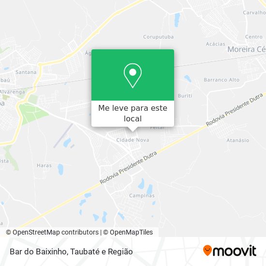 Bar do Baixinho mapa