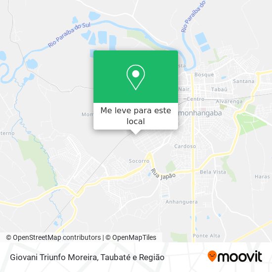 Giovani Triunfo Moreira mapa