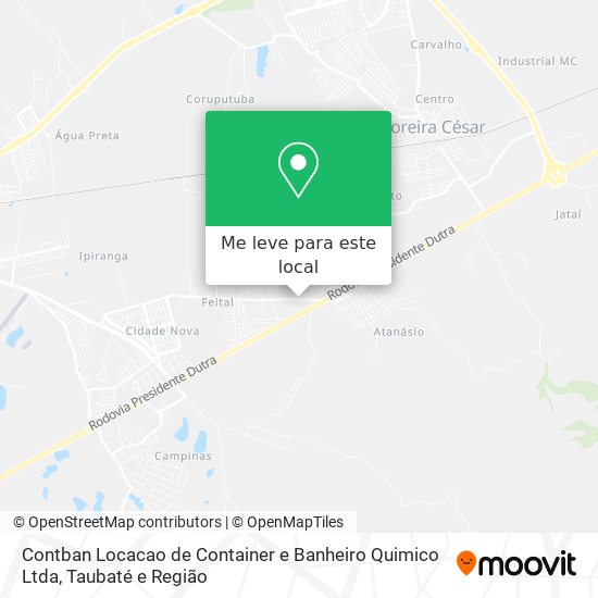 Contban Locacao de Container e Banheiro Quimico Ltda mapa