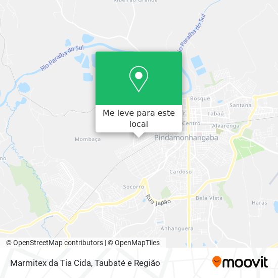 Marmitex da Tia Cida mapa