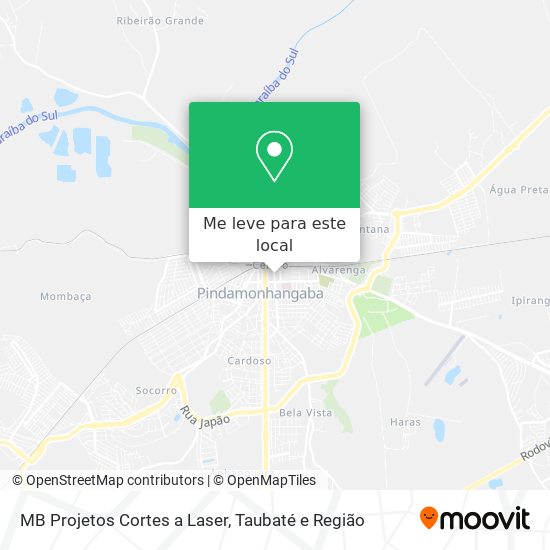 MB Projetos Cortes a Laser mapa