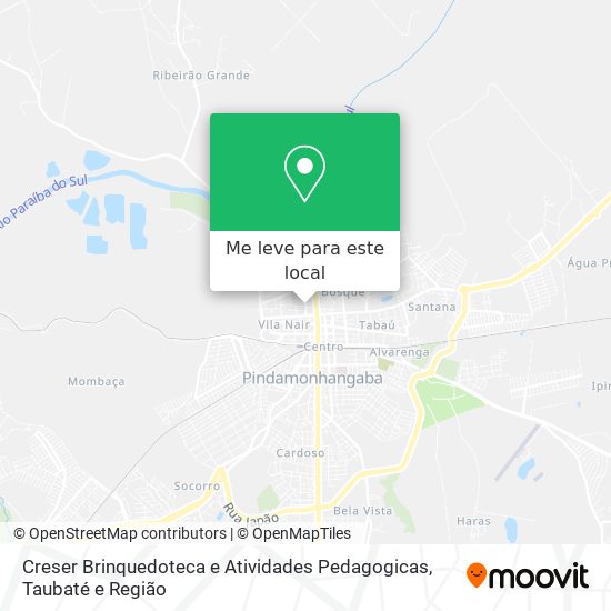 Creser Brinquedoteca e Atividades Pedagogicas mapa
