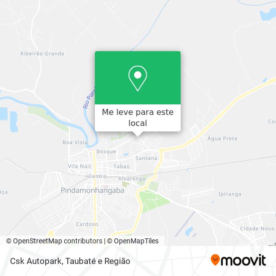 Csk Autopark mapa