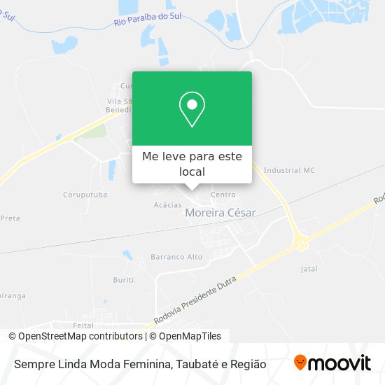 Sempre Linda Moda Feminina mapa