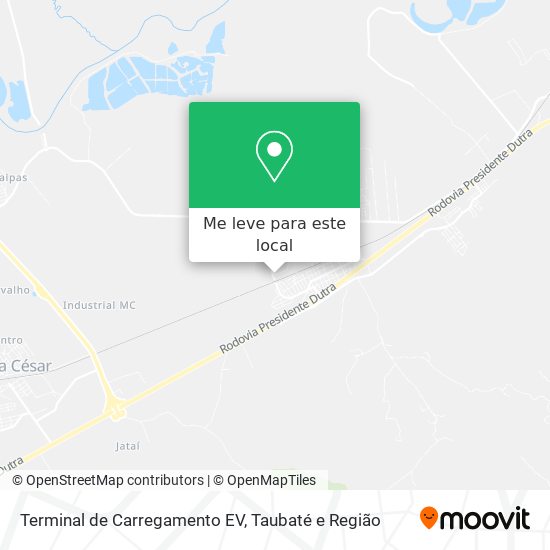 Terminal de Carregamento EV mapa