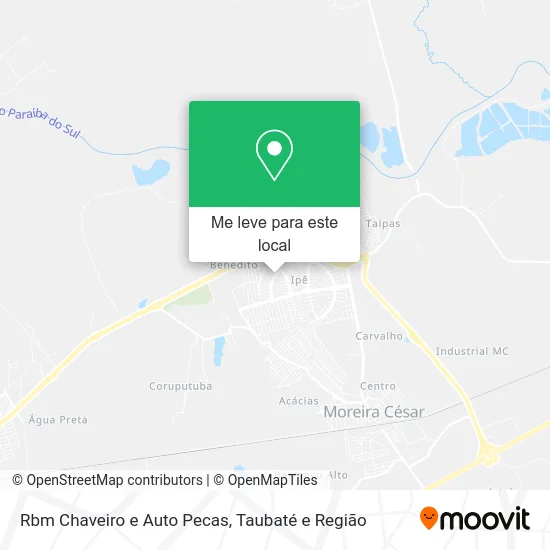 Rbm Chaveiro e Auto Pecas mapa