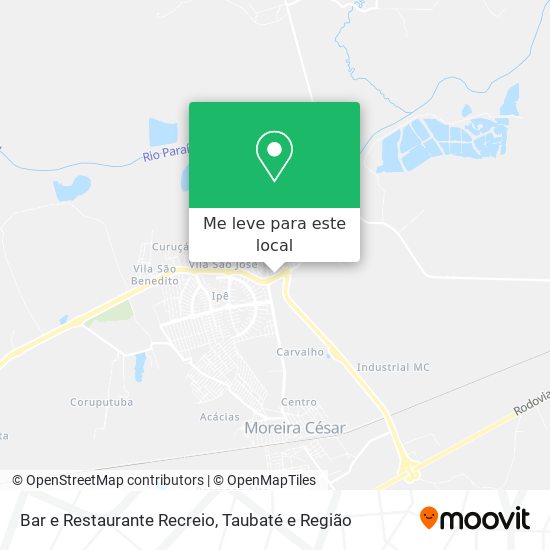 Bar e Restaurante Recreio mapa