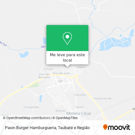 Pasin Burger Hamburgueria mapa