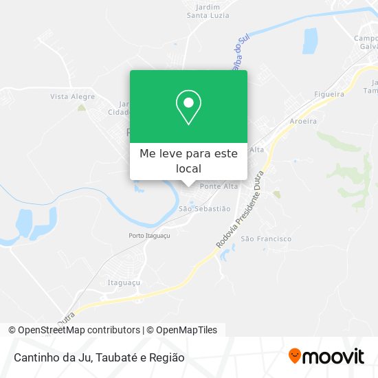 Cantinho da Ju mapa