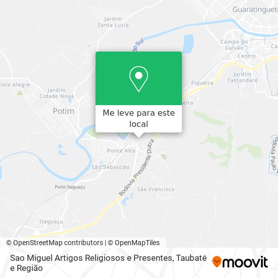 Sao Miguel Artigos Religiosos e Presentes mapa