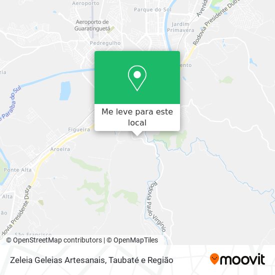 Zeleia Geleias Artesanais mapa