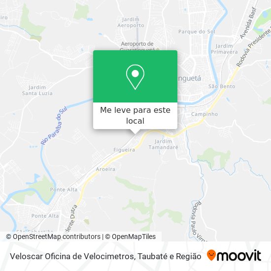 Veloscar Oficina de Velocimetros mapa