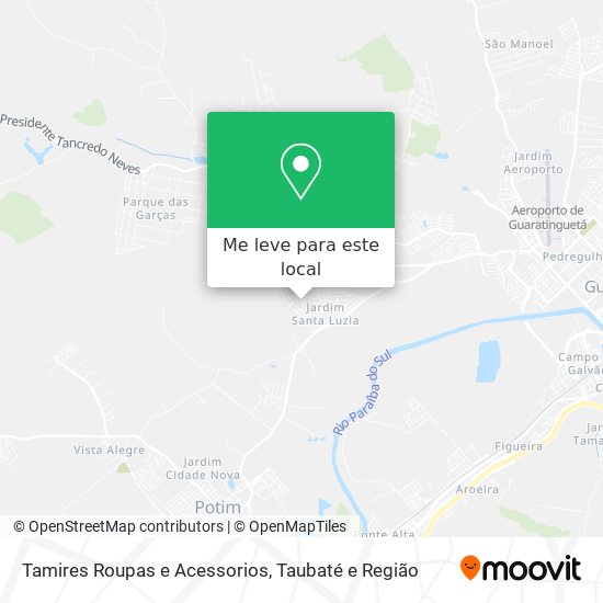 Tamires Roupas e Acessorios mapa