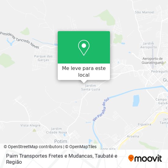 Paim Transportes Fretes e Mudancas mapa