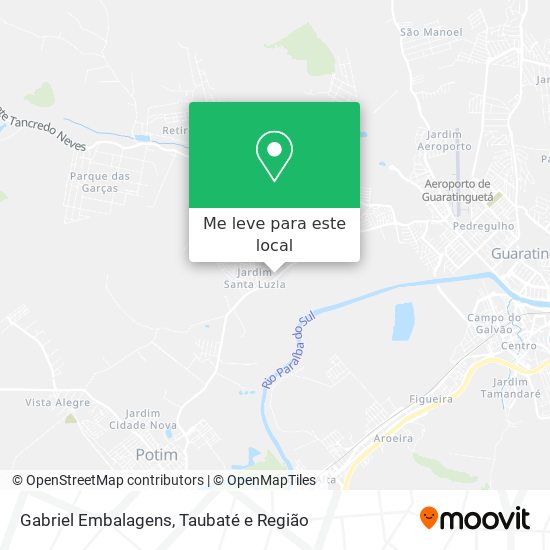 Gabriel Embalagens mapa