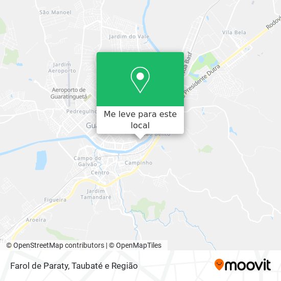 Farol de Paraty mapa